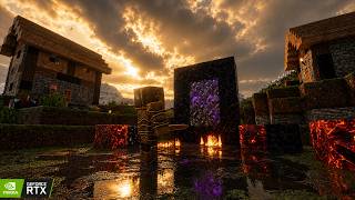 Minecraft on MAXIMUM Graphics Is Absolutely INSANE 🤯 | Patrix x128 + Derivative Shader
