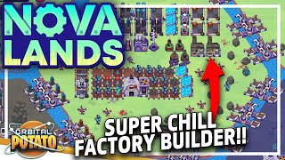 NEW Automation Management Game!! - Nova Lands - Base Builder &amp; Factory Builder