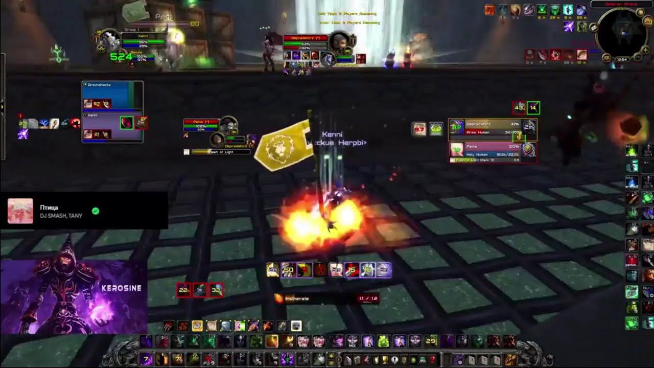 Арена WotLK 2 на 2: дуэт шаманов-убийц, чернокнижников-реставраторов и шаманов-убийц ПОБЕДИТЕ! (К...