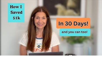 HOW I SAVED $1k in 30 DAYS - without feeling DEPRIVED