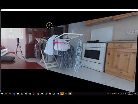 stitching result from 2 videos