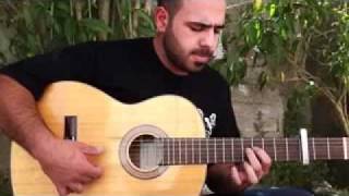 ARABIC SPANISH GUITAR 2 taksim...hijaz G and hijaz Cm RIMON HALLOUN chords