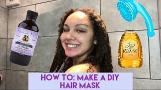 HOW TO: DIY HAIR MASK FOR NATURAL HAIR