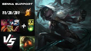 SUPPORT Senna vs Nautilus - EU Grandmaster Patch 26.8