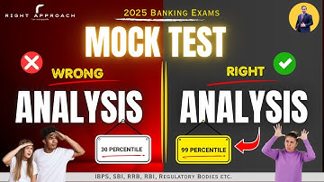 MOCK-TEST ANALYSIS "Tips and Tricks" - IBPS PO & Clerk 2025 | PRELIMS | Banking Exams | SBI | RRB |