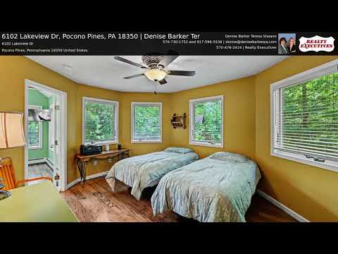 6102 Lakeview Dr, Pocono Pines, PA home video tour