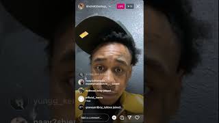 Ft Worth artist Apegang 6 Shotz on IG live