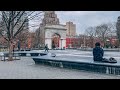New York City LIVE: Exploring New York University Campus and its Food/Coffee