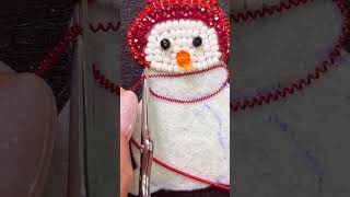 Create Your Own Festive Snowman Brooch With This Easy Diy Guide #Shorts