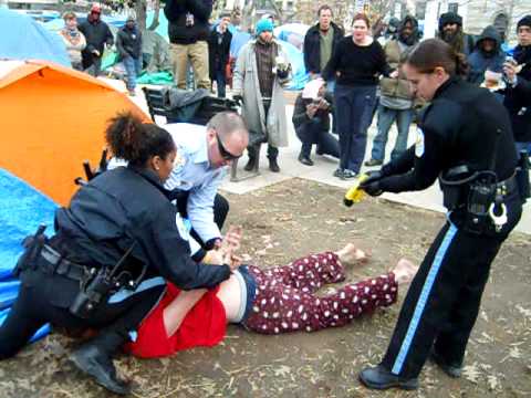 Occupy DC -- Police tase innocent protester