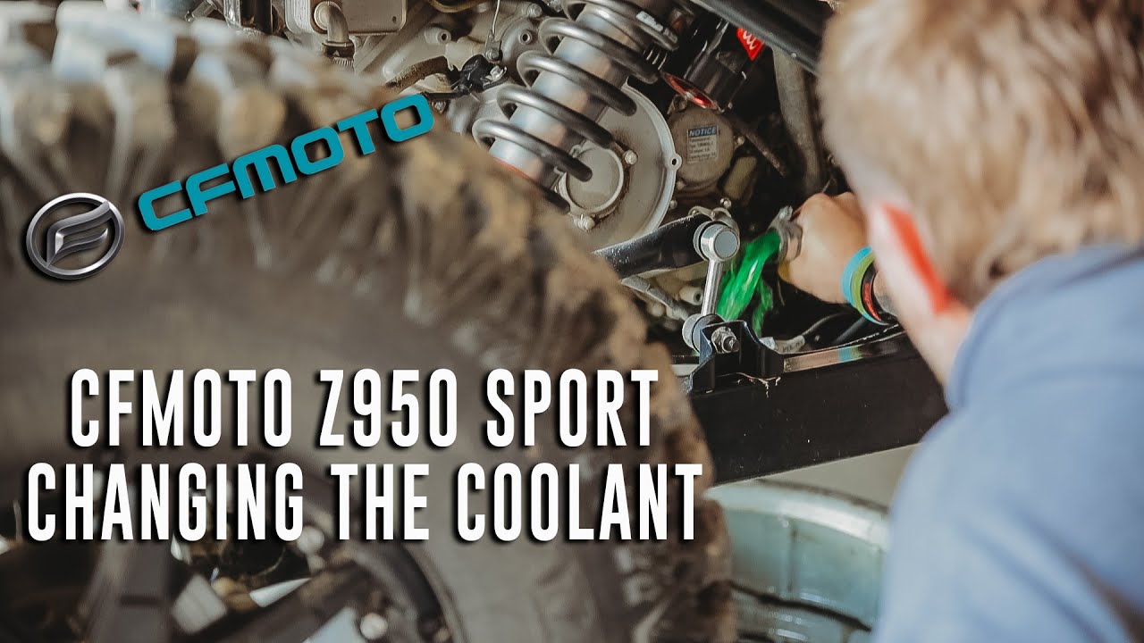 How to change the coolant in the CFMoto Z950 Sport YouTube