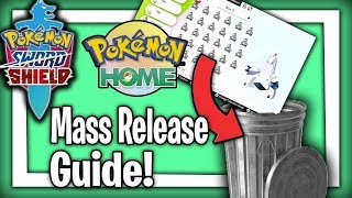How to MASS RELEASE Pokemon in Sword and Shield Guide