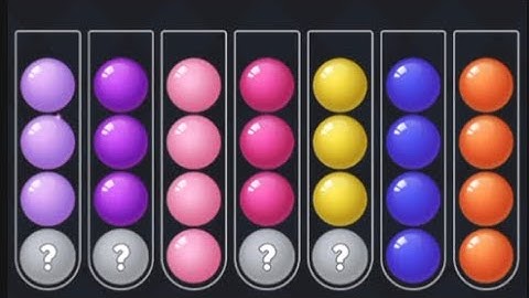 Ball Sort Gameplay iOS & Android in 2024 Ball Sort Relaxing Game