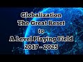 Globalization - The Great reset to A Level Playing field