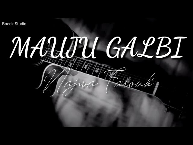 Mauju Galbi - Najwa Farouk - Acoustic Karaoke Lyrics class=