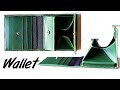 [tutorial] Wallet making / DIY card holder / Leather craft