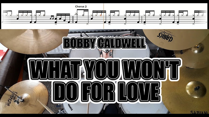 What You Won't Do for Love Drums version - Drums performance video thumbnail
