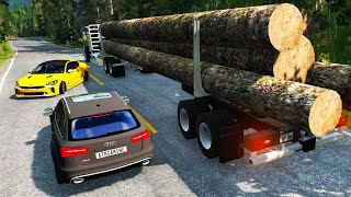 Accidentes en Coche y Locos al Volante🚘🚚 Overtaking Epic Crash | BeamNG Drive