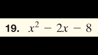 Factor X 2 2x 8 Youtube