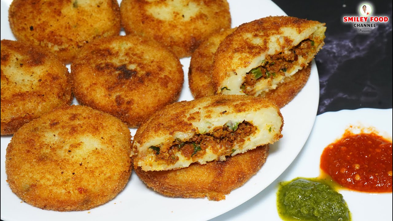 ईद के लिए कीमा और आलू के कटलेट्स Aloo keema Cutlet Bakra Eid Special