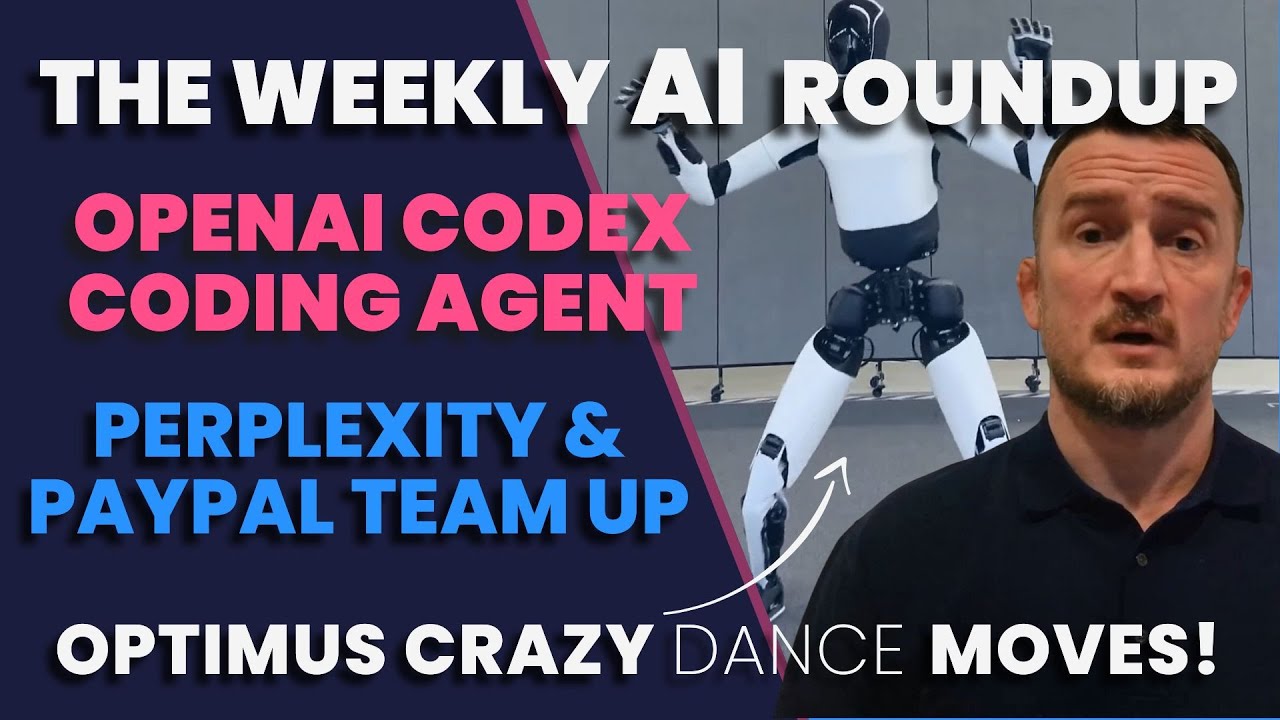 The Weekly AI Roundup: OpenAI Launch Codex, PayPal & Perplexity Team Up, Optimus Crazy Dance Moves!