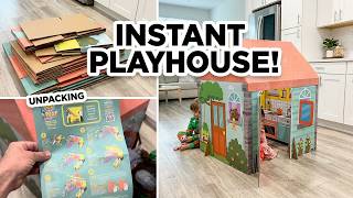 Real Kids React to Cardboard Playhouse