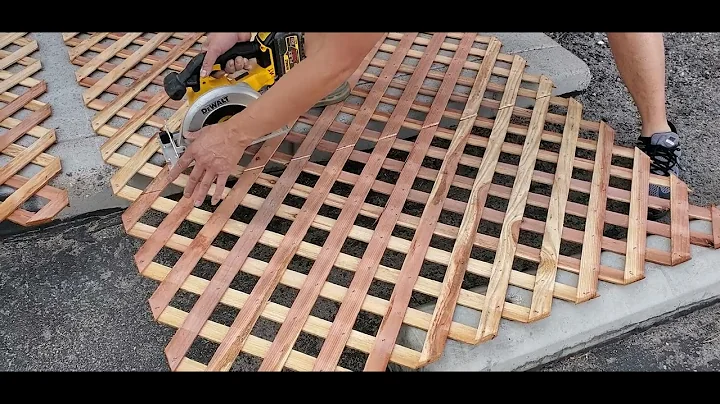 how to cut a trellis the easy way to cut a trellis