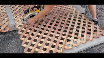 how to cut a trellis the easy way to cut a trellis