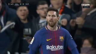 [HD] Lionel Messi Disallowed Goal - Valencia vs Barcelona 1-1 - La Liga