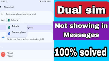 Dual sim-optie ontbreekt in berichten-app | Hoe de standaardsim voor sms in Android te wijzigen