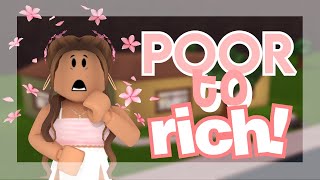 STARTING AGAIN in bloxburg + POOR to RICH challenge! ☆ | Bloxburg | Astra