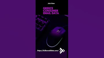 Greece Consumer Email Data | B2C Email List