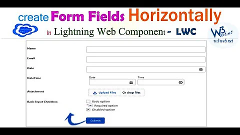 How to align lightning-input form elements label horizontally in Lightning Web Component – LWC