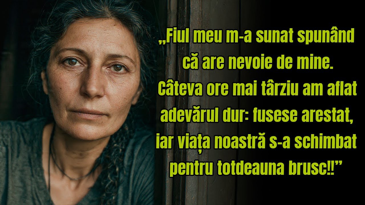 Fiul meu m-a sunat: „Am nevoie de tine.” Mai târziu am aflat că fusese arestat.