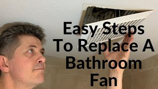 How To Replace A Bathroom Exhaust FanUsing Only a Screwdriver!