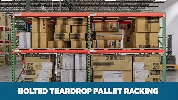 Global Industrial™ Bolted Teardrop Pallet Racking