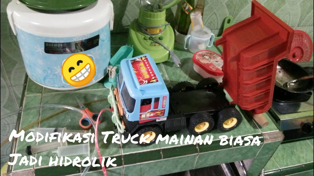 Modifikasi truk  mainan  jadi hidrolik sistem YouTube 