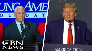 Trump and Pence Give Dueling DC Speeches, Competing for the Future of the Republican Party