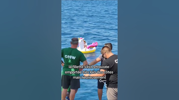 Cet enfant a été retrouvée sur une bouée au milieu de l'océan 😳 #histoire #bateau #ocean #viral #fou