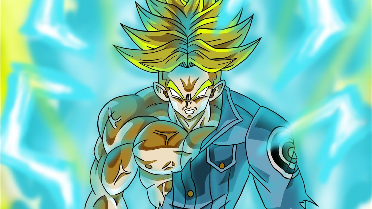 DRAWING SUPER SAIYAN RAGE TRUNKS DIGITALLY!!!!!! YouTube