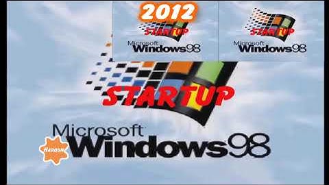 (REUPLOAD) Windows 98 Startup Sound has a Sparta Time Travelling Remix (NO BGM)