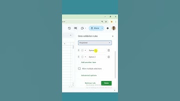 Create drop down list in google sheets with multiple selections  #spreadsheetmagic #googlesheets