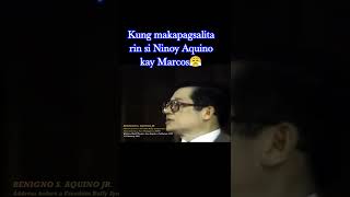 Kung makapagsalita si Ninoy ano? #marcos #bbm #pbbm #shorts #ferdinandmarcos #history  #mim