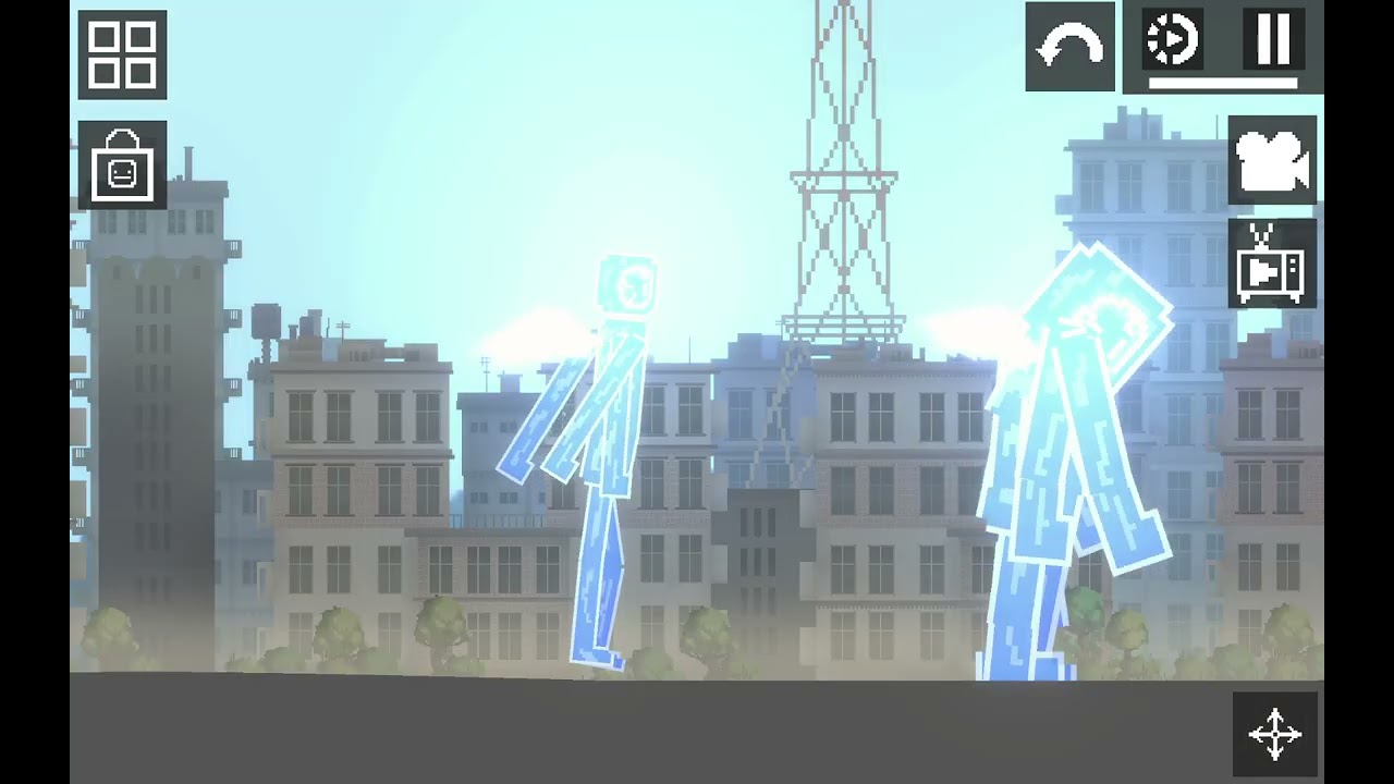 Melon playground has a bug with characters over the normal pixels