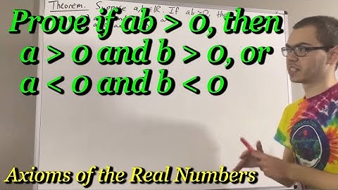 Prove if ab ﹥ 0, then a ﹥ 0 and b ﹥ 0, or a ﹤ 0 and b ﹤ 0 (ILIEKMATHPHYSICS)