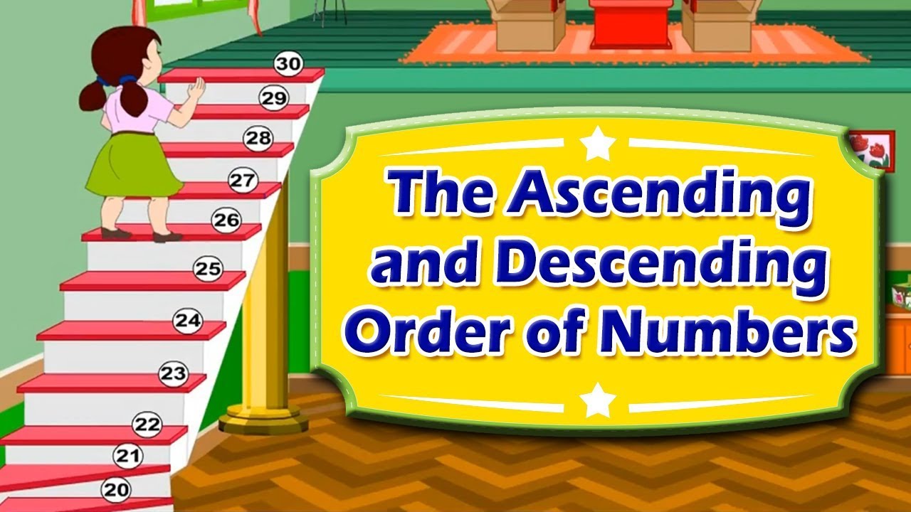 the ascending and descending order of numbers part 2 2nd std maths english medium home youtube