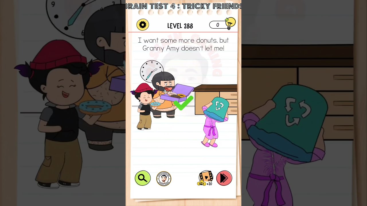 Brain Test 4 Level 288 #braintest4 #shorts - YouTube