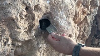 Treasure detecting in the stone