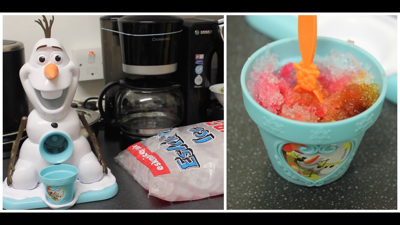 Disney Frozen Olaf Snow Cone Maker Full Review YouTube