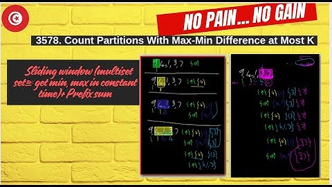 3578  Count Partitions With Max Min Difference at Most K